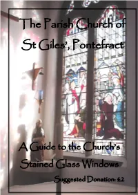 St Giles Stained Glass Windows Guide