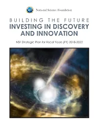 Building the Future: Investing in Discovery and Innovation