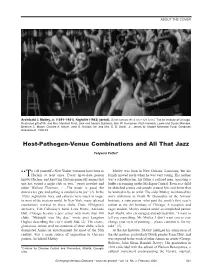 Host-Pathogen-Venue Combinations and All That Jazz