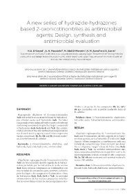 A New Series of Hydrazide-Hydrazones Based 2-Oxonicotinonitriles As Antimicrobial Agents: Design, Synthesis and Antimicrobial Evaluation