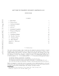 Arxiv:1104.4852V2 [Math.DS] 25 Aug 2014