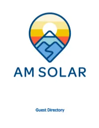 Guest Directory