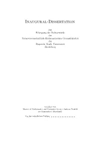 Inaugural-Dissertation