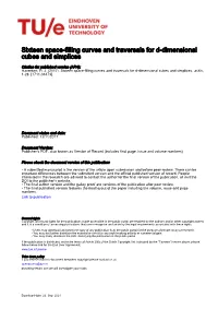 Sixteen Space-Filling Curves and Traversals for D-Dimensional Cubes and Simplices