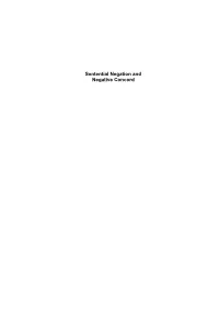 Sentential Negation and Negative Concord