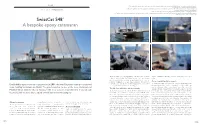 Swisscat S48' a Bespoke Epoxy Catamaran