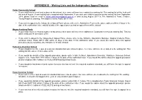 Waiting Lists and the Independent Appeal Process