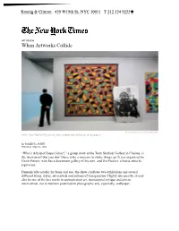 When Artworks Collide