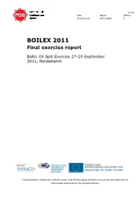 BOILEX Final Exercise Report