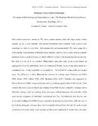 Reductive Views of Shared Intention (To Appear in Kirk Ludwig And