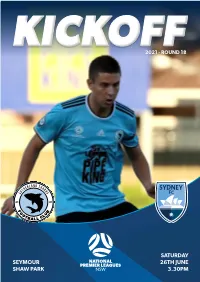 Sutherland Sharks FC V Sydney FC