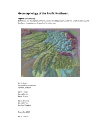 R6 Geomorphology Legend and Glossary