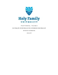 The Psyd Student Handbook