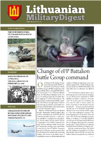 Change of Efp Battalion Battle Group Command