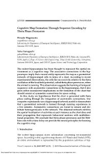 Cognitive Map Formation Through Sequence Encoding by Theta Phase Precession