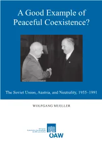 A Good Example of Peaceful Coexistence?