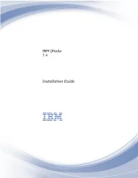 IBM Qradar : Installation Guide Chapter 1