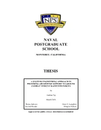 A Systems Engineering Approach in Providing Air Defense Support to Ground Combat Vehicle Maneuver Forces