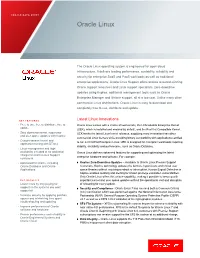 Oracle Linux and the Unbreakable Enterprise Kernel, Including Premier
