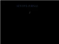 Set-Up E-Jurnal Menggunakan Open Journal Systems (Ojs)