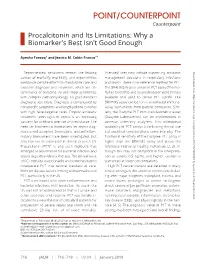 Procalcitonin and Its Limitations: Why a Biomarker's Best Isn't Good Enough