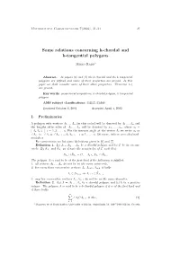Some Relations Concerning K-Chordal and K-Tangential Polygons