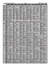 Sunday Morning Grid 1/17/21 Latimes.Com/Tv Times