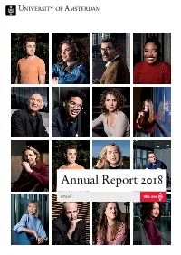 Annual Report 2018 Uva.Nl Disclaimer: Every Effort Has Been Made to Provide an Accurate Translation of the Text