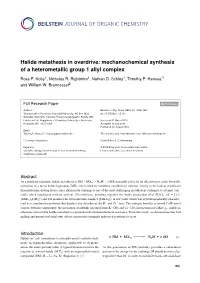 Halide Metathesis in Overdrive: Mechanochemical Synthesis of a Heterometallic Group 1 Allyl Complex