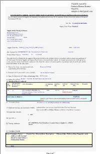 Surinder Kumar Sharma Email Id: Apmgtech.Dop@Gmail.Com