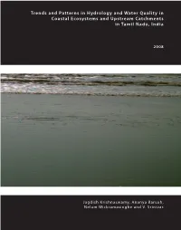 Trends and Patterns in Hydrology and Water Quality in Coastal Ecosystems and Upstream Catchments in Tamil Nadu, India