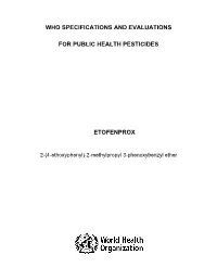 Who Specifications and Evaluations for Public