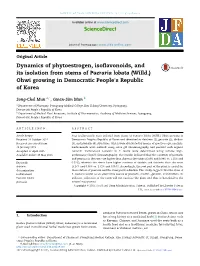 Dynamics of Phytoestrogen, Isoflavonoids, And