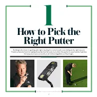 How to Pick the Right Putter