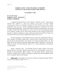 Minutes of the Board of Directors Meeting