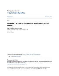 The Crew of the USS Abner Read DD-526 (Second Edition)