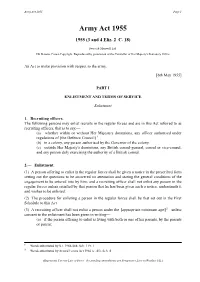 Army Act 1955 Page 1