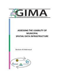 Assessing the Usability of Municipal Spatial Data Infrastructure
