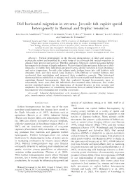 Diel Horizontal Migration in Streams: Juvenile ﬁsh Exploit Spatial Heterogeneity in Thermal and Trophic Resources