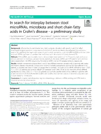 In Search for Interplay Between Stool