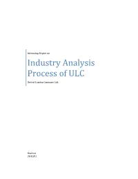 Industry Analysis Process of ULC