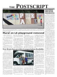 Mural on LS Playground Removed to Join with the [EEOC] in Informal Methods of Conciliation to Endeavor by BRANCH SEIDENMAN ’19 Summer