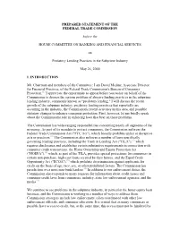 Predatory Lending Practices in the Subprime Industry