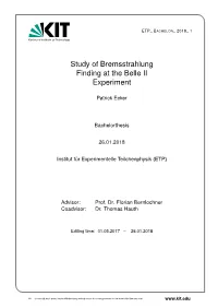 Study of Bremsstrahlung Finding at the Belle II Experiment
