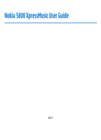 Nokia 5800 Xpressmusic User Guide
