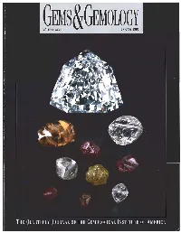 Spring 1991 Gems & Gemology