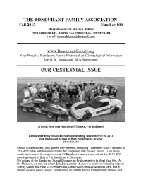 C:\Users\Mary Claire\Desktop\Our Centennial Issue.Wpd