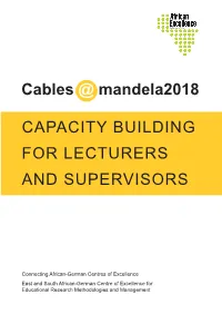 Capacity Building for Lecturers and Supervisors