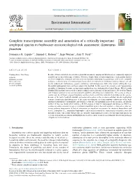 Complete Transcriptome Assembly and Annotation of a Critically Important