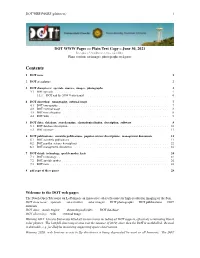 DOT WWW Pages — Plain Text Copy – June 30, 2021 Plain Version: No Images, Photographs Or ﬁgures